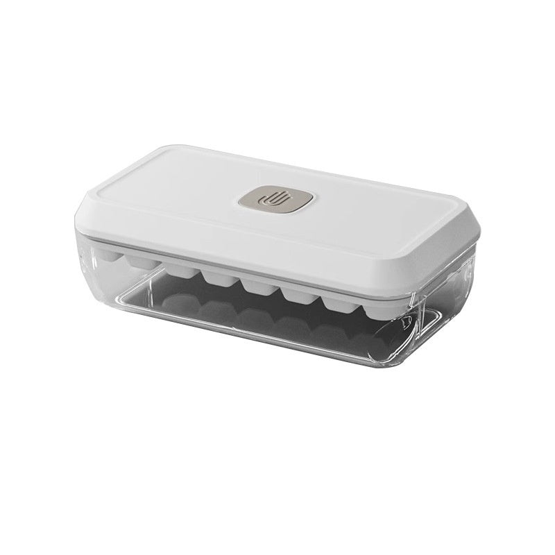 32 Bölmeli Silikon Buz Küpü Kalıbı – Kapaklı, Kürekli, Depolama Kutulu, Tek Tıkla Çıkarma Özellikli Buz Yapıcı